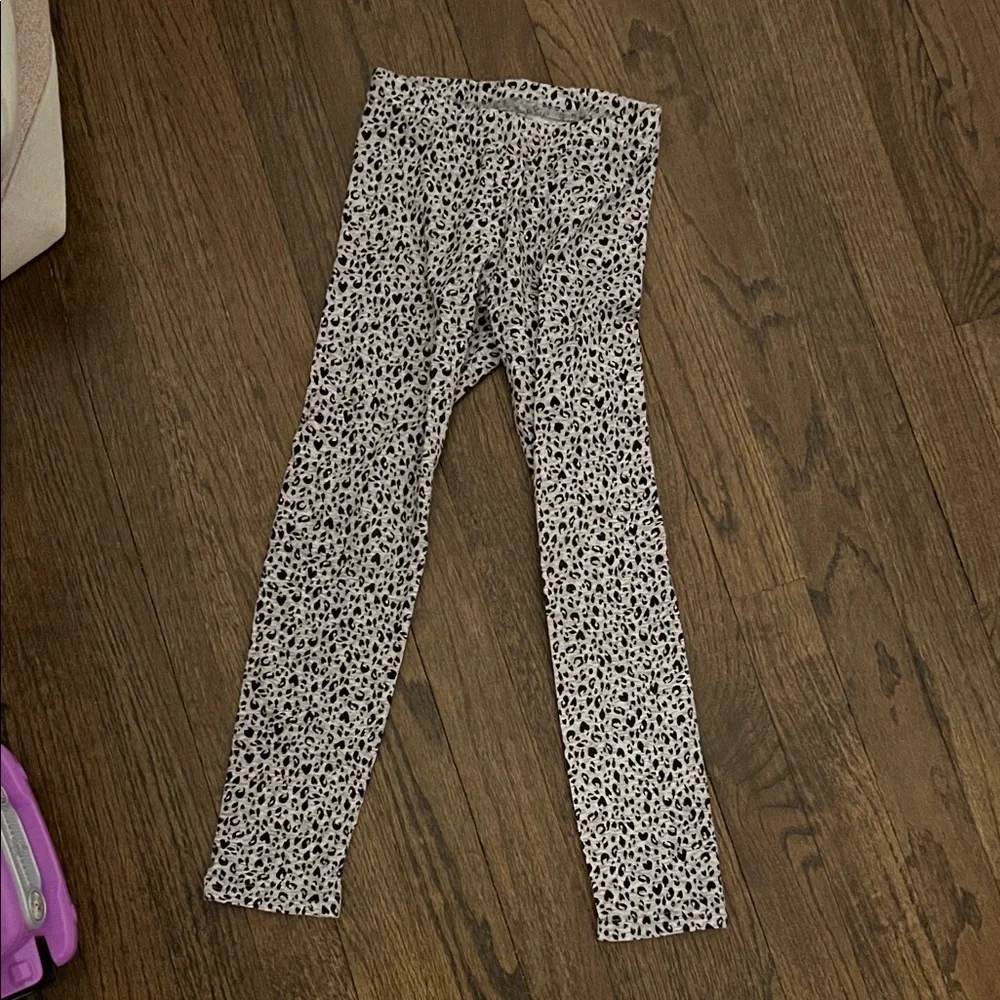 Old Navy Kids Black and White Patterned Leggings